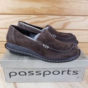 Suede Leather Loafers 7.5M Slip on Shoes Moccasin Flats NEW Chinese Laundry